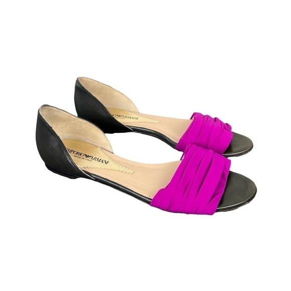 Emporio Armani Slip On Sandals Made in Italy - Picture 1 of 9